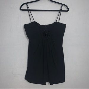 Fancy little black top for a night on the town!
